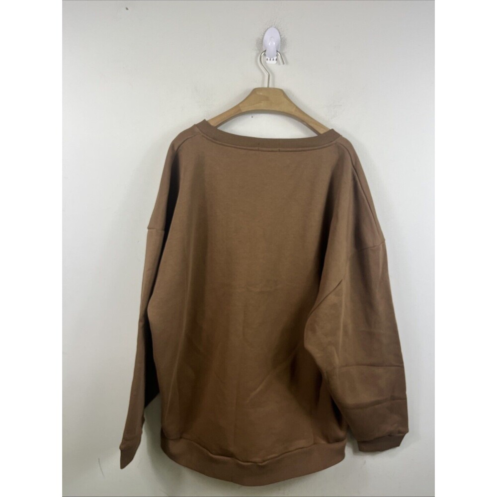 nuuds Brown Oversized Sweatshirt - Picture 5 of 8